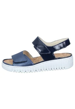Damen Die moderne Hausfrau Sandalen blau