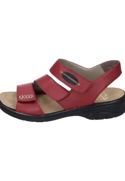 Damen Die moderne Hausfrau Sandalen rot