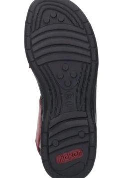 Damen Die moderne Hausfrau Sandalen rot