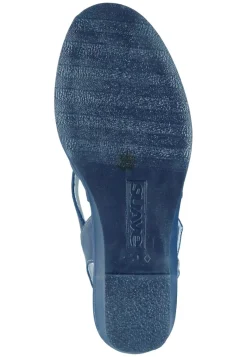 Damen Die moderne Hausfrau Sandaletten blau