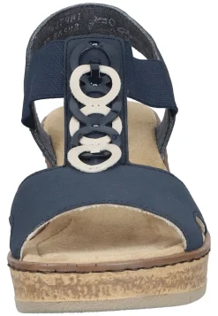 Damen Die moderne Hausfrau Sandaletten blau