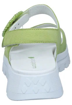 Damen Die moderne Hausfrau Sandaletten hellgrün