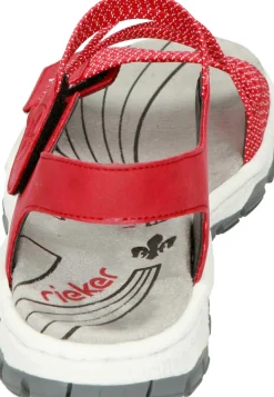 Damen Die moderne Hausfrau Sandaletten rot