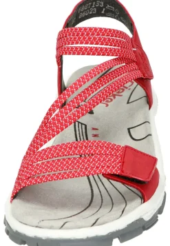 Damen Die moderne Hausfrau Sandaletten rot