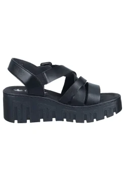 Damen Die moderne Hausfrau Sandaletten schwarz