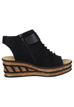 Damen Die moderne Hausfrau Sandaletten schwarz