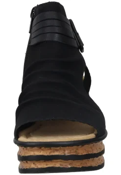 Damen Die moderne Hausfrau Sandaletten schwarz