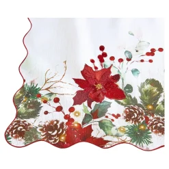 Die moderne Hausfrau Scheibengardine „Weihnachtszauber“