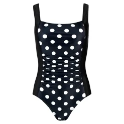 Damen Die moderne Hausfrau Schlank-Badeanzug "Punkte"
