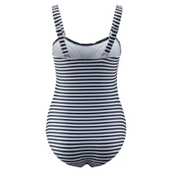 Damen Die moderne Hausfrau Schlank-Badeanzug „Punkte/Streifen“