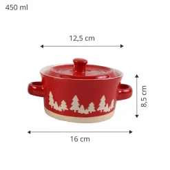 Die moderne Hausfrau Schlemmer-Töpfchen „Tannenbäume“, 4 Stück