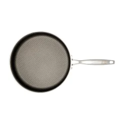 Die moderne Hausfrau Schmorpfanne mit Wabenstruktur, Edelstahl, 26 cm Pfannenhöhe: 8 cm; Volumen: 3,5 l