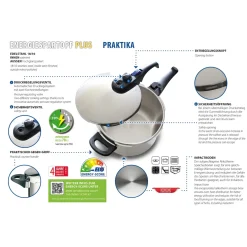 Die moderne Hausfrau Schnellkochtopf 