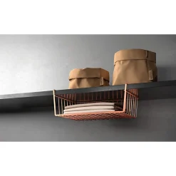 Die moderne Hausfrau Schrankkorb "Kanguro" Kupfer, 40 cm