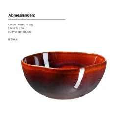 Die moderne Hausfrau Schüssel Set, Steinzeug Cordelia Beige / Sand