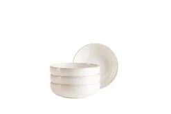 Die moderne Hausfrau Schüssel Set, Steinzeug Unico Weiß