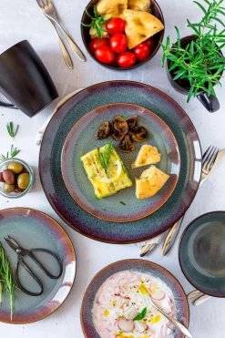 Die moderne Hausfrau Schüssel-Set, Steinzeug Teona 4 x Schüssel