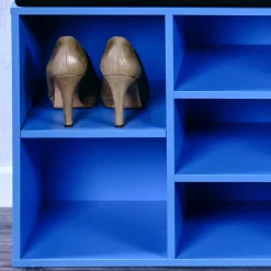 Die moderne Hausfrau Schuhschrank mit Sitzkissen