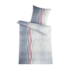 Die moderne Hausfrau Seersucker Bettwäsche High Class, 2-teilig, 135x200 cm Swing