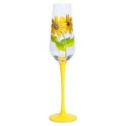 Die moderne Hausfrau Sektglas „Sonnenblume", 200 ml