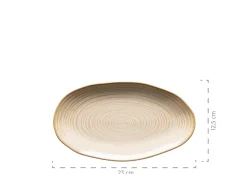 Die moderne Hausfrau Servierplatten-Set, Keramik Nottingham Beige