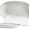 Die moderne Hausfrau Servierplatten-Set, Steinzeug Frozen Weiß