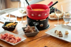 Die moderne Hausfrau Servier-Set, Porzellan MANHATTAN CITY Schwarz