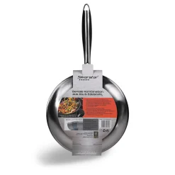 Die moderne Hausfrau SILVERSTAR Edelstahlpfanne Bratpfanne 24 cm | ohne Deckel
