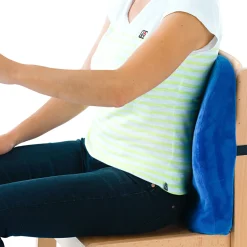 Die moderne Hausfrau Sitz- und Rückenkissen blau