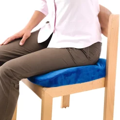 Die moderne Hausfrau Sitz- und Rückenkissen blau