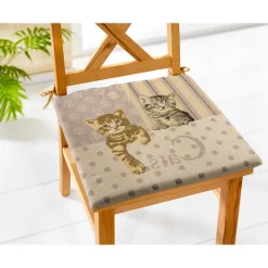 Die moderne Hausfrau Sitzkissen "Cats"