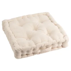 Die moderne Hausfrau Sitzkissen creme