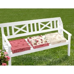 Die moderne Hausfrau Sitzkissen creme