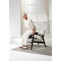 Die moderne Hausfrau Sitzkissen mit Aufsteh- und Hinsetzhilfe schwarz