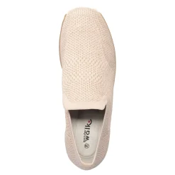 Damen Die moderne Hausfrau Slipper mit Keilabsatz „Federleicht“ taupe
