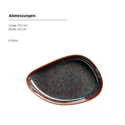 Die moderne Hausfrau Snacking-Set, Steinzeug Cordelia Braun