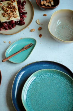 Die moderne Hausfrau Snacking-Set, Steinzeug Cordelia Grün