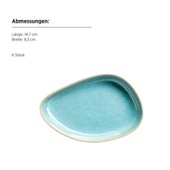 Die moderne Hausfrau Snacking-Set, Steinzeug Cordelia Grün