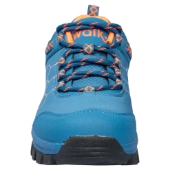 Damen Die moderne Hausfrau Softshell-Trekkingschuh unisex, wasserabweisend blau/orange