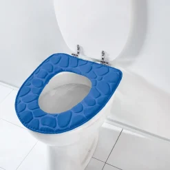 Die moderne Hausfrau Soft-WC-Sitzauflage blau