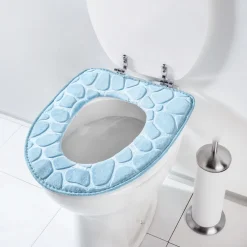 Die moderne Hausfrau Soft-WC-Sitzauflage hellblau