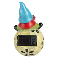 Die moderne Hausfrau Solar-Dekofigur-Zwerg Harald