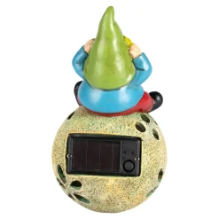 Die moderne Hausfrau Solar-Dekofigur-Zwerg Hubert