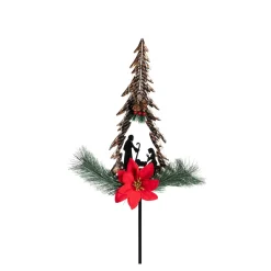 Die moderne Hausfrau Solar-Gartenstecker Tannenbaum