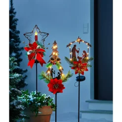 Die moderne Hausfrau Solar-Gartenstecker Tannenbaum