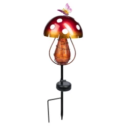 Die moderne Hausfrau Solar-Gartenstecker "Pilz"