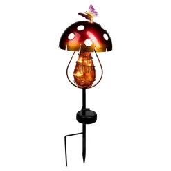 Die moderne Hausfrau Solar-Gartenstecker "Pilz"