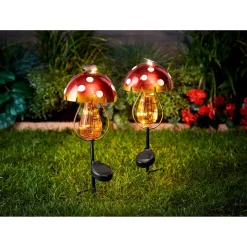 Die moderne Hausfrau Solar-Gartenstecker 