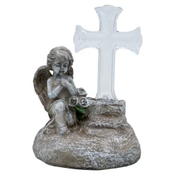 Die moderne Hausfrau Solar-Gedenkengel