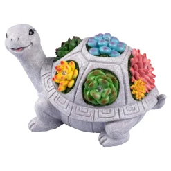 Die moderne Hausfrau Solar-LED-Dekofigur-Schildkröte „Marie“
